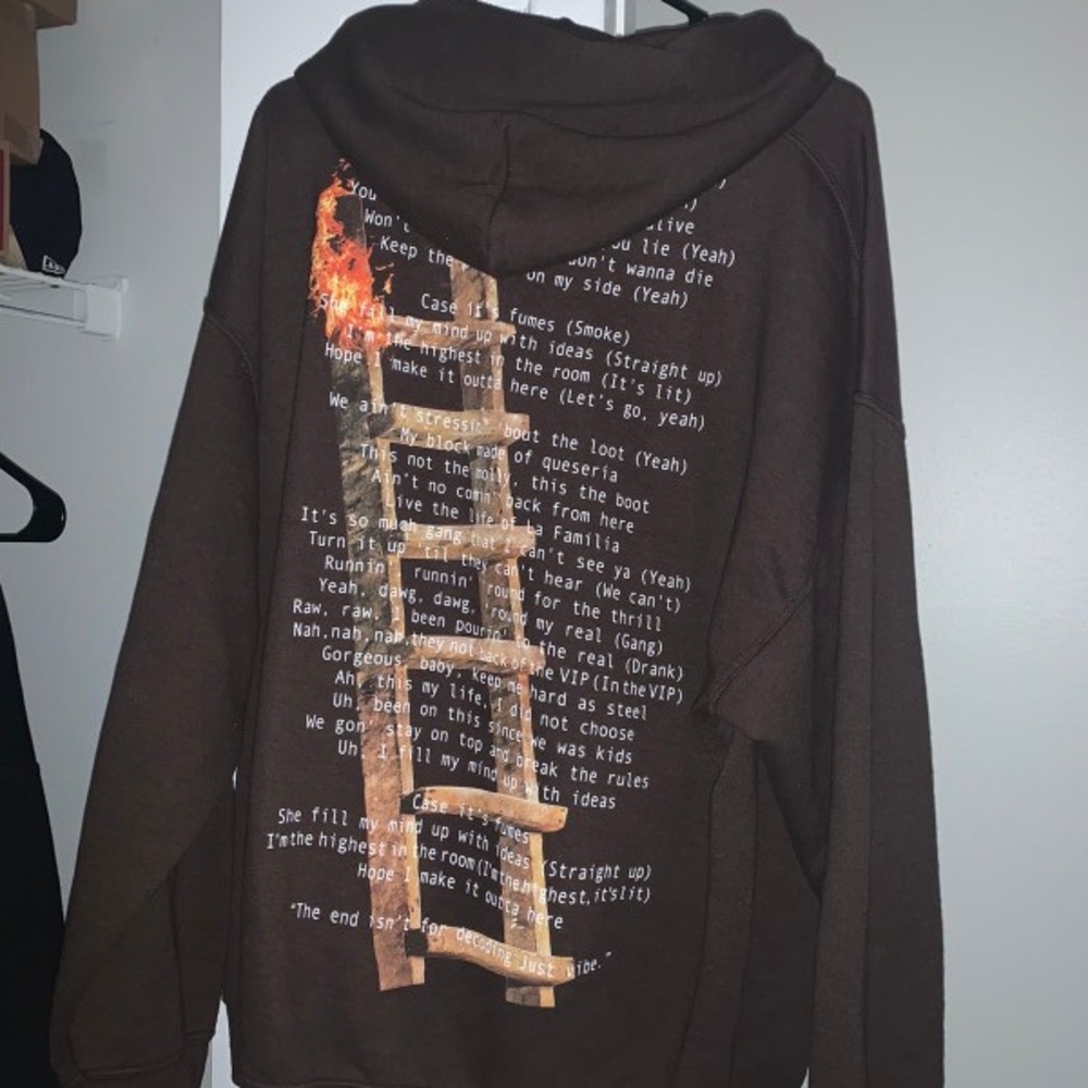 Travis Scott highest in the room merch
